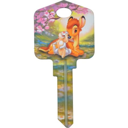 Hillman HILLMAN Disney Bambi and Thumper House Key Blank 66/97 KW1/KW10 Single For Kwikset and Titan Locks 87642